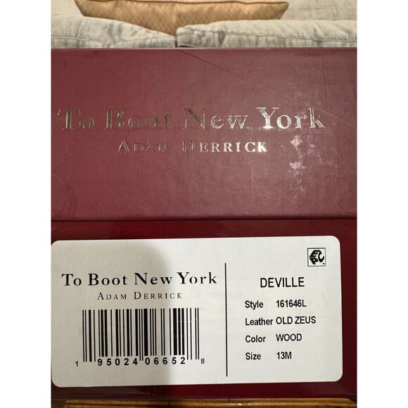 To Boot New York Deville Leather Penny Loafer - Wood sz. 13 us - Picture 12 of 12